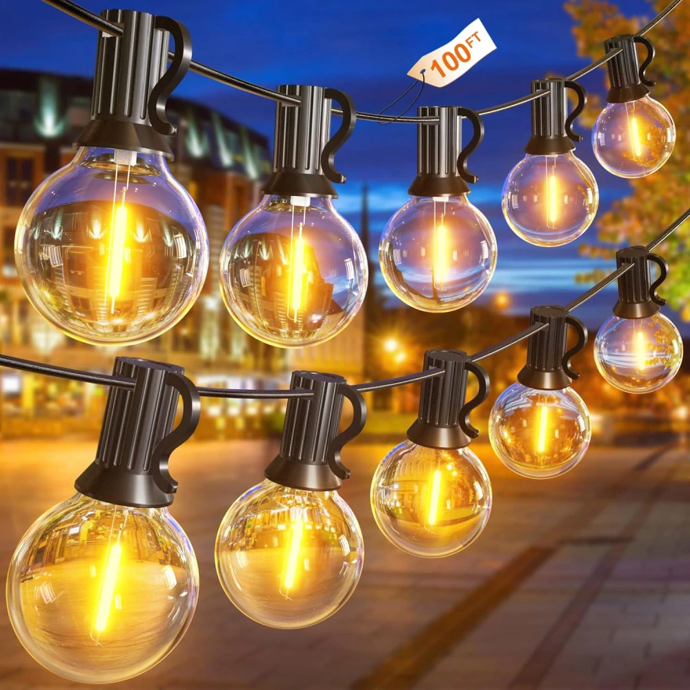 GLUROO LED Venkovní solární 30 m Žárovka