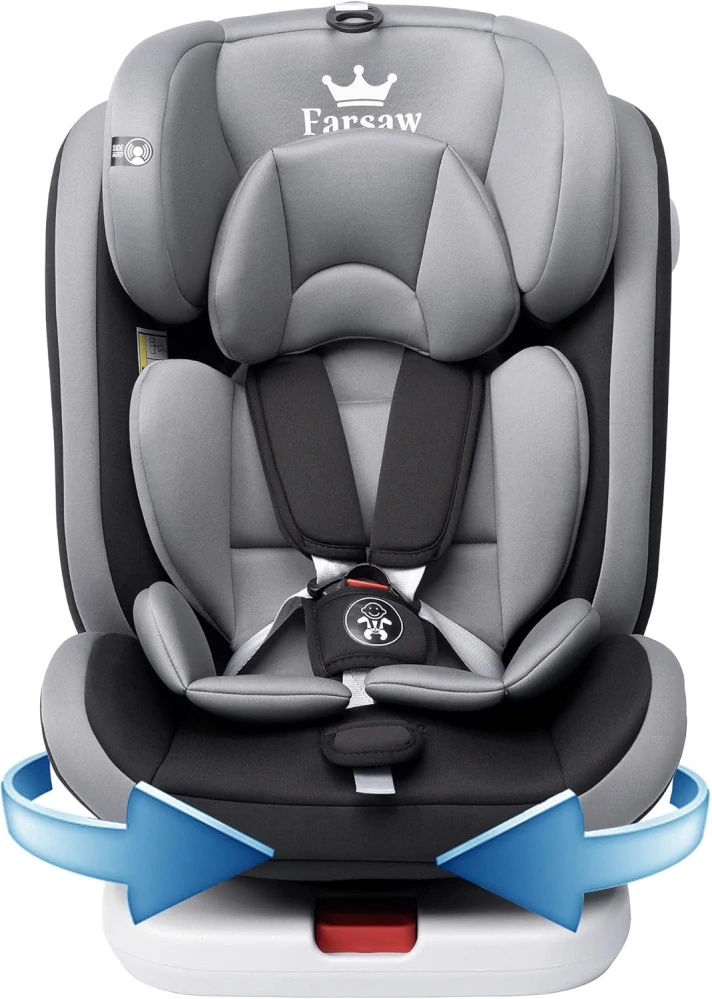 Otočné autosedačky Farsaw 360 s ISOFIXem, 40-150 cm (skupina 0+/1/2/3-36 kg), 0-12 let,