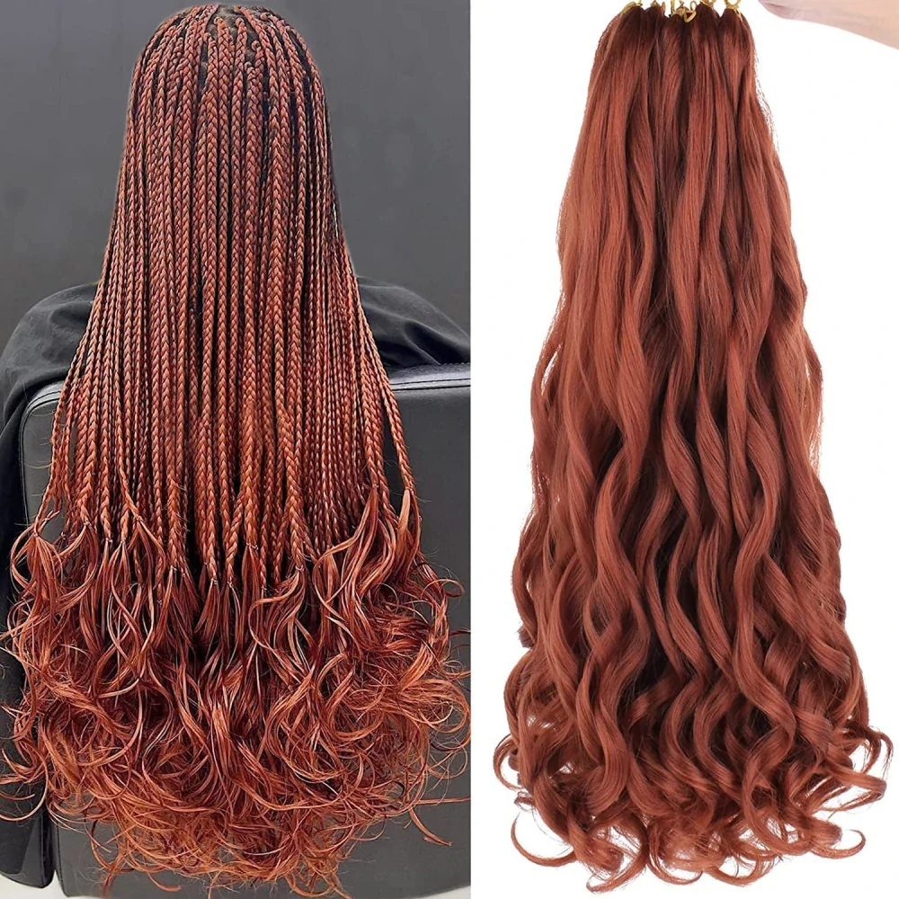 XTREND 8 balíčků Předem natažené vlnité skákací copánky