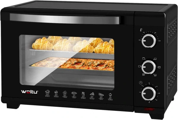 Mini trouba WOLTU s knoflíky, 32 l pečící trouba
