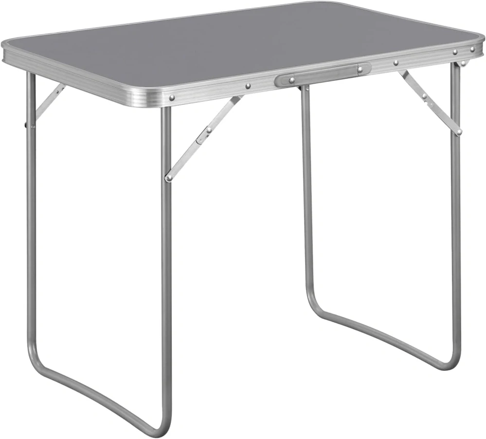 WOLTU CPT8135gr Kempingový stůl Skládací cestovní stůl s rukojetí 70 x 50 x 60 cm