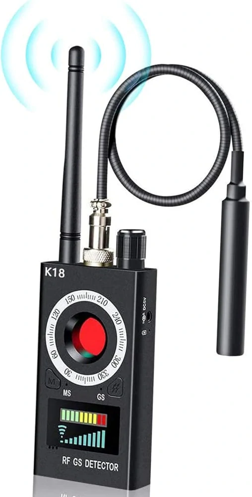 RUIZHI C008 Anti Spy RF detektor Bezdrátový signál detektoru chyb pro skrytou kameru Laserová čočka GSM