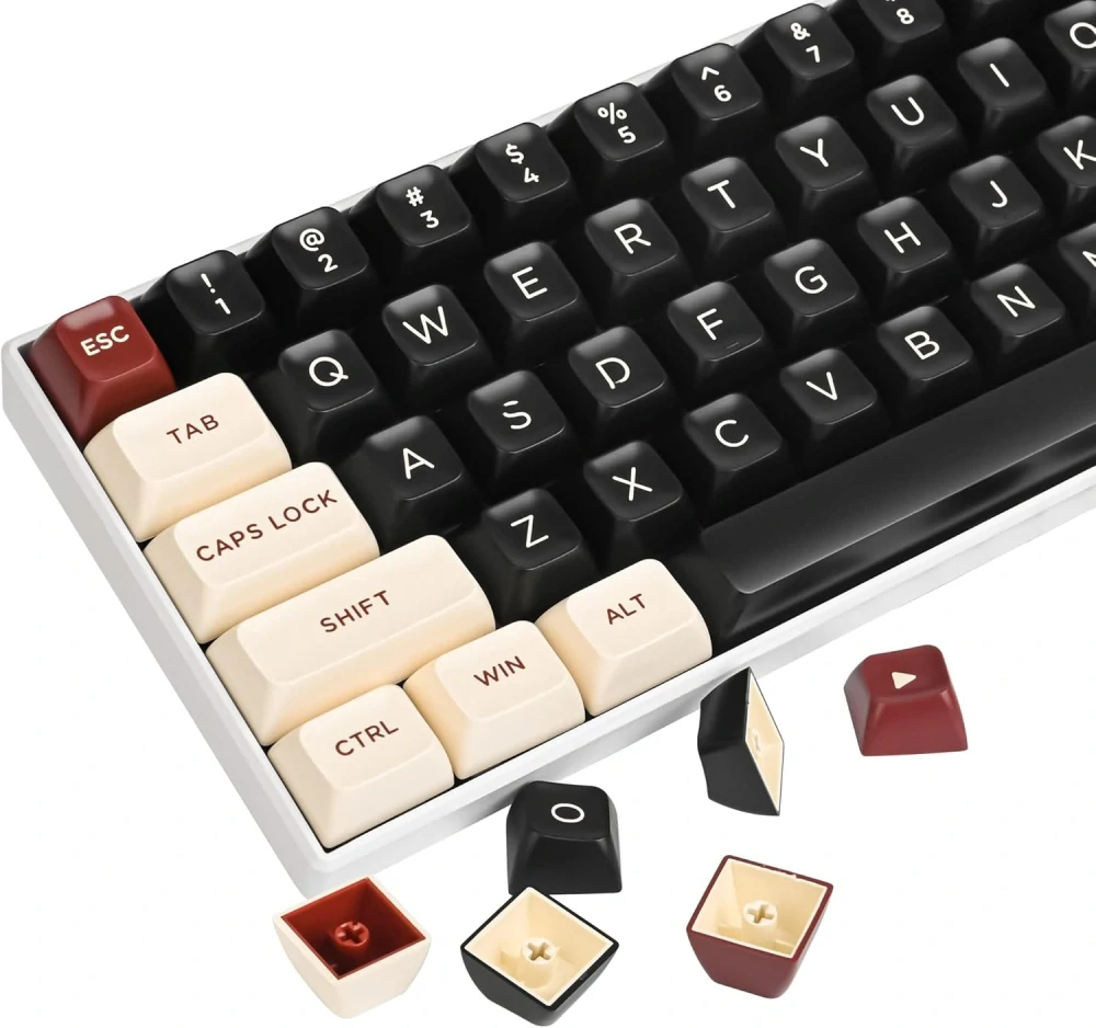 Klávesnice SOLIDEE 150 60 procent 150 kláves Double Shot PBT Custom Gaming Keycaps