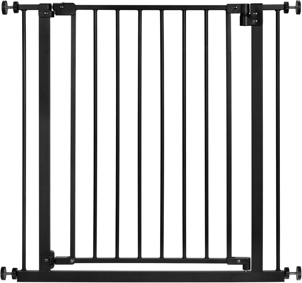 WOLTU KG001sz bezpečnostní závora na schody, bezpečnostní závora dveří, 75-87 cm, s/bez vrtání