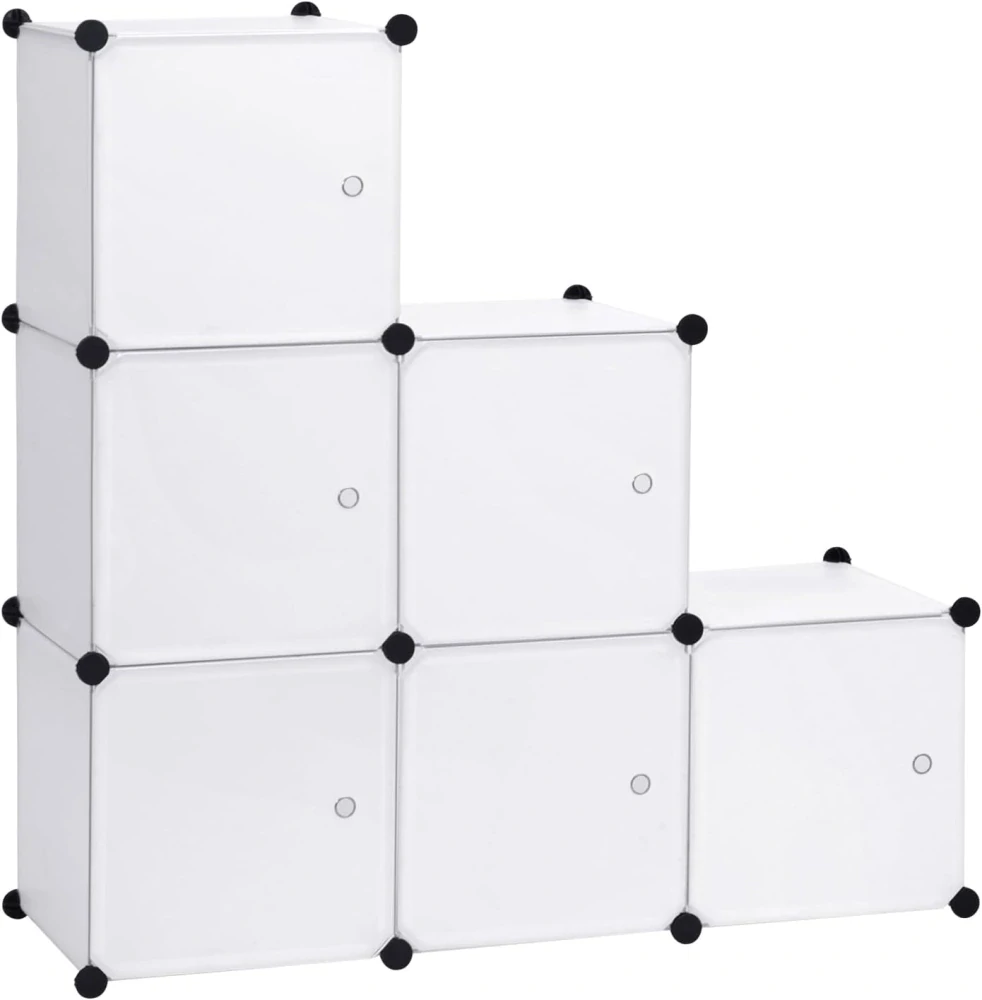 Skříň WOLTU DIY Šatní policový systém Skříň WOLTU DIY Šatní policový systém Skříň WOLTU DIY Šatní policový systém 96x30x96cm
