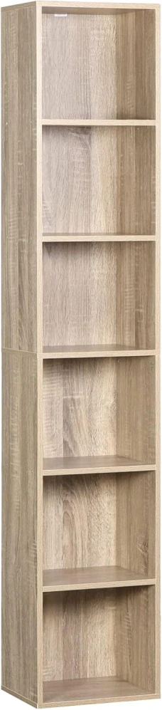 WOLTU SK003hei6 Knihovna 30 x 158,5 x 24 cm (Š x V x H)