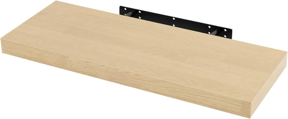 WOLTU plovoucí police, světlý dub 100 cm RG9317kei