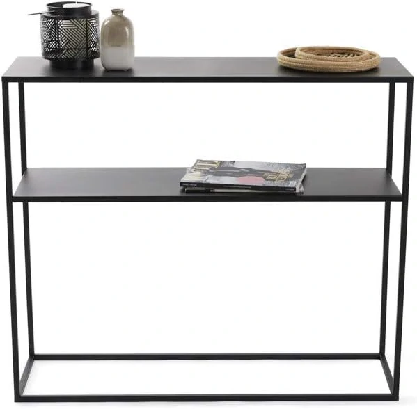 LIFA LIVING Kovový odkládací stolek 85 x 30 x 100 cm