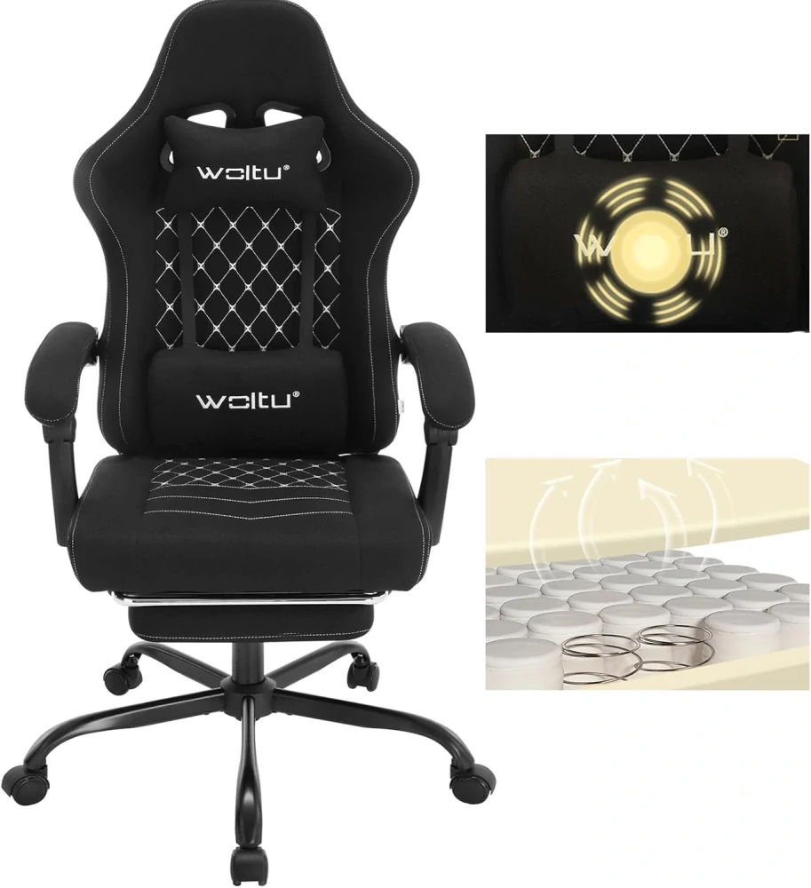 Herní židle WOLTU s masážní funkcí