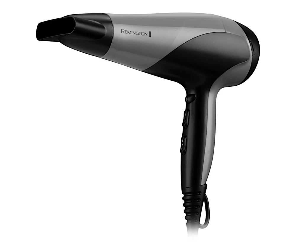 Fén na vlasy Remington Ionic Dry D3190S - 2200 W, šedo-černý