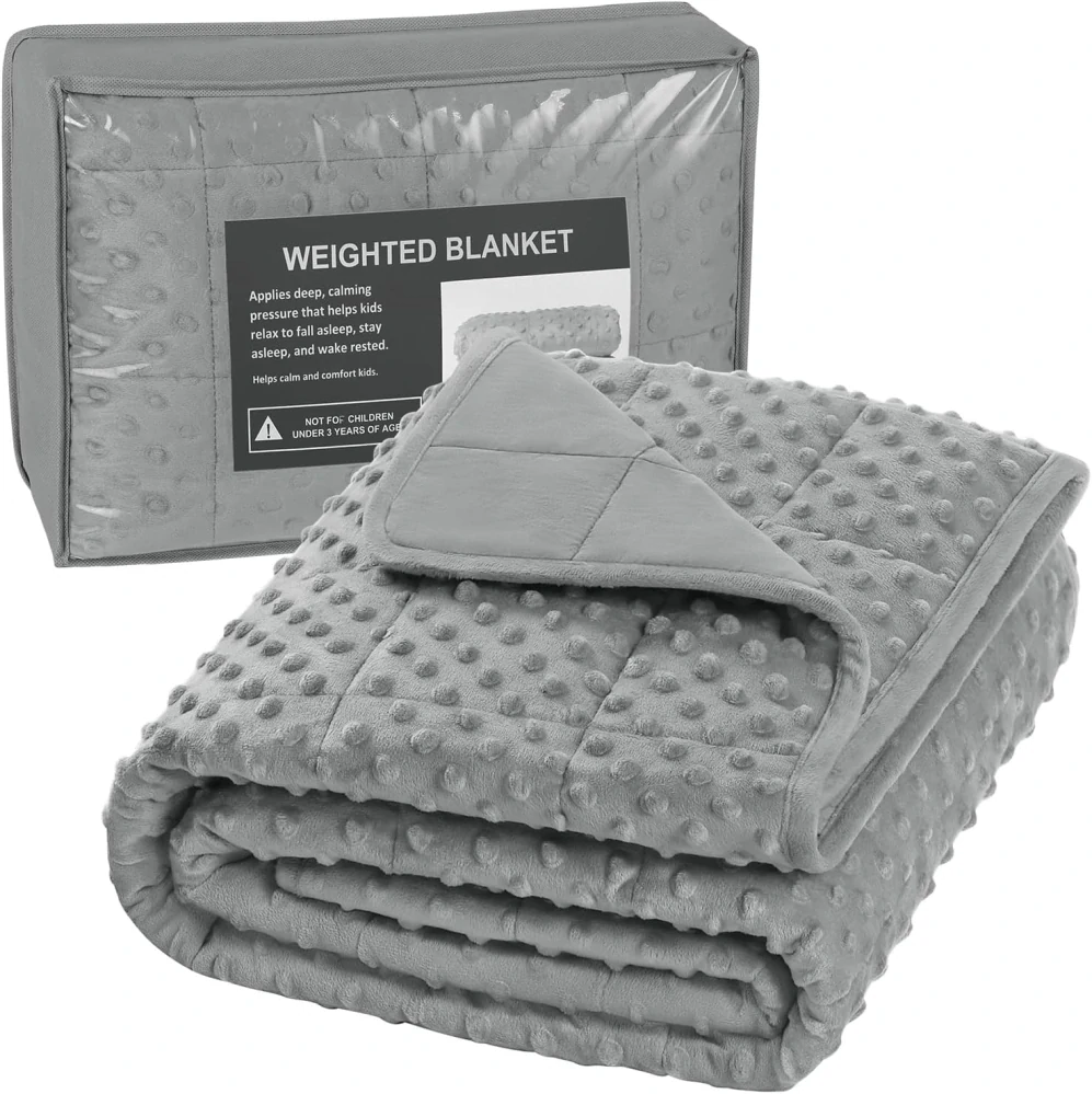 WOLTU Zátěžová deka 3 kg 105 x 150 cm, rohová deka pro těžké postele pro dospělé