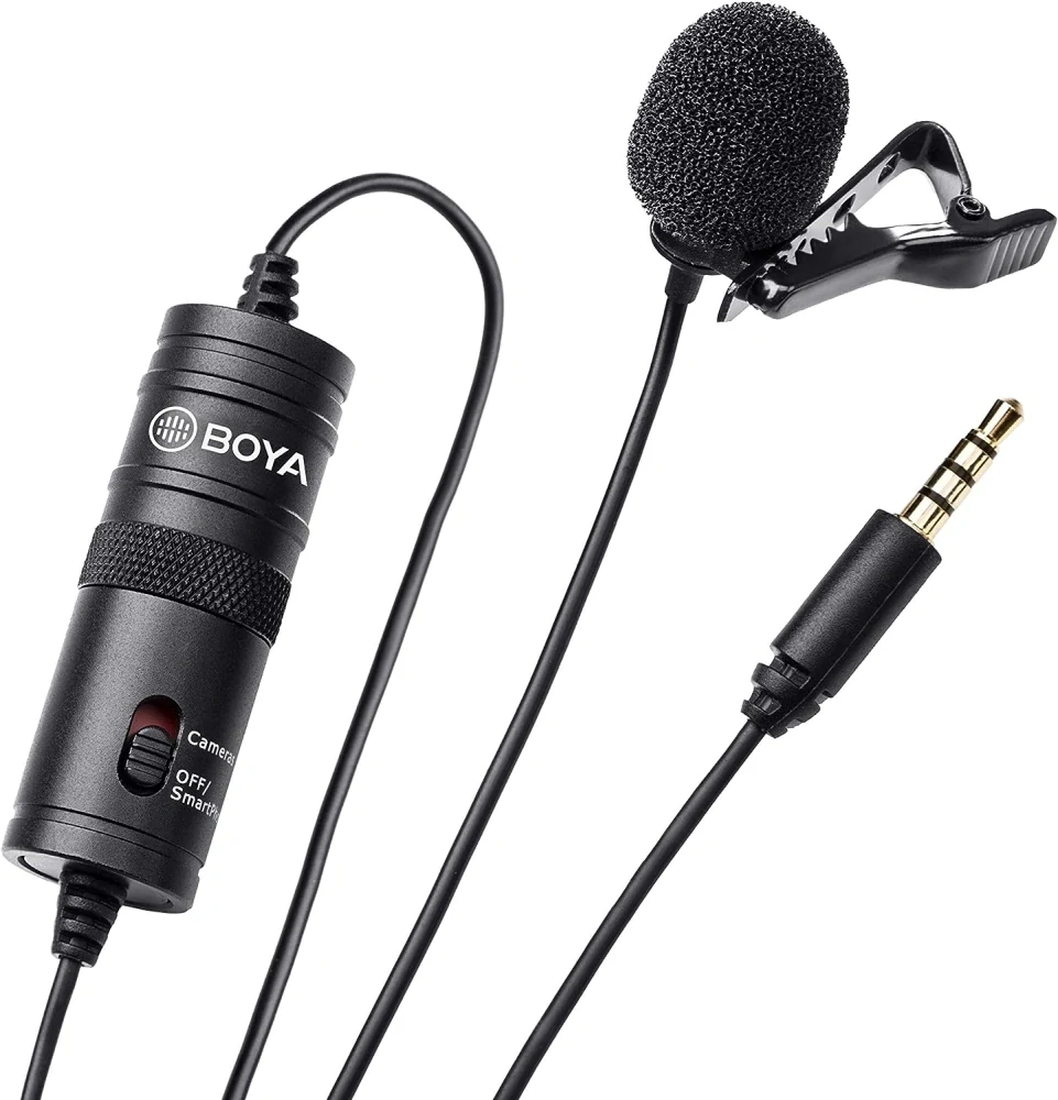 Boya BY-M1 Clip-On mikrofon pro DSLR
