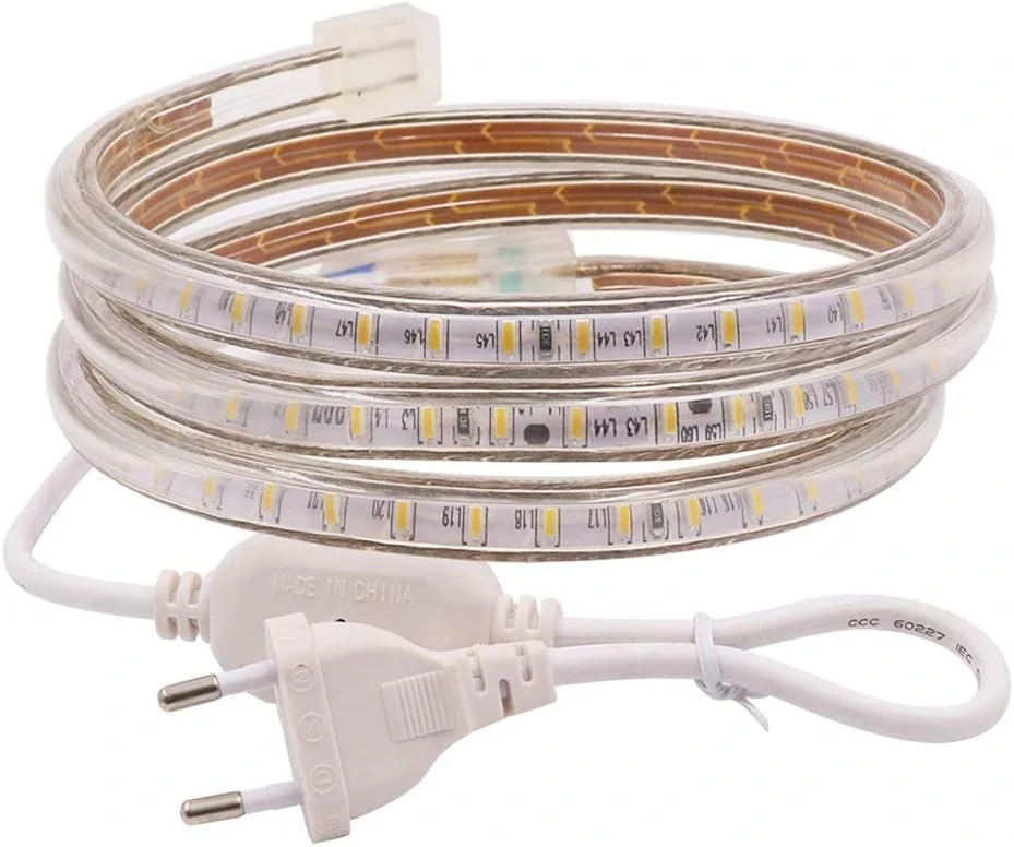 XUNATA LED pásek 220V SMD 3014 120 LED/m IP67