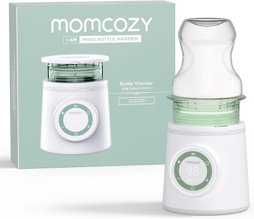 Přenosný ohřívač lahví Momcozy na cesty