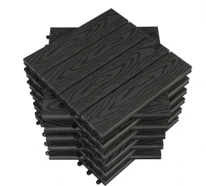 WOLTU GTF002an WPC podlahové dlaždice 30 x 30 cm
