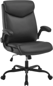 Kancelářská židle, ergonomická počítačová židle se skládací loketní opěrkou