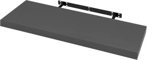 WOLTU RG9370dgr Nástěnná police, 90 x 22,9 x 3,8 cm, tmavě šedá