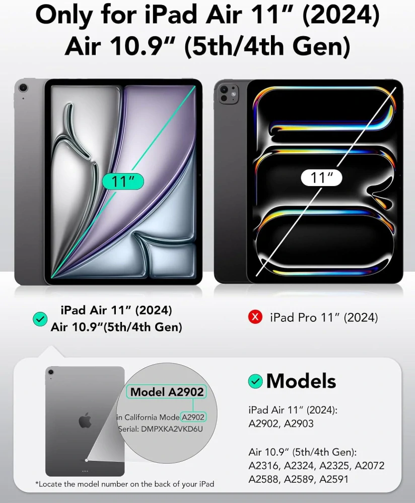 Hybridní pouzdro ESR kompatibilní s iPad Air 5./4.