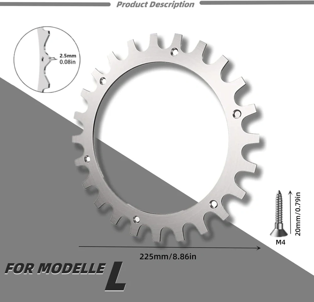 Náhradní hroty pro Worx Landroid S/M, leštěné