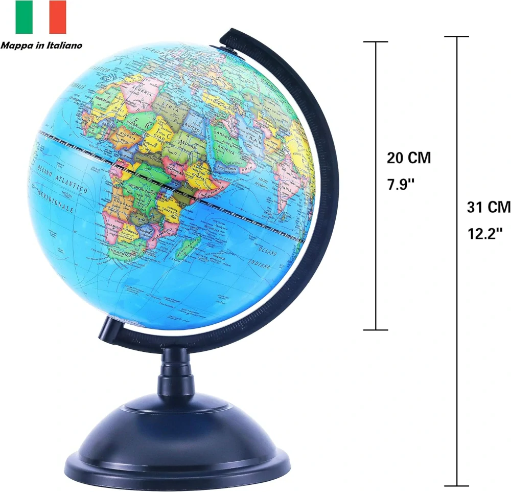 Exerz Educational World Globe 20 cm