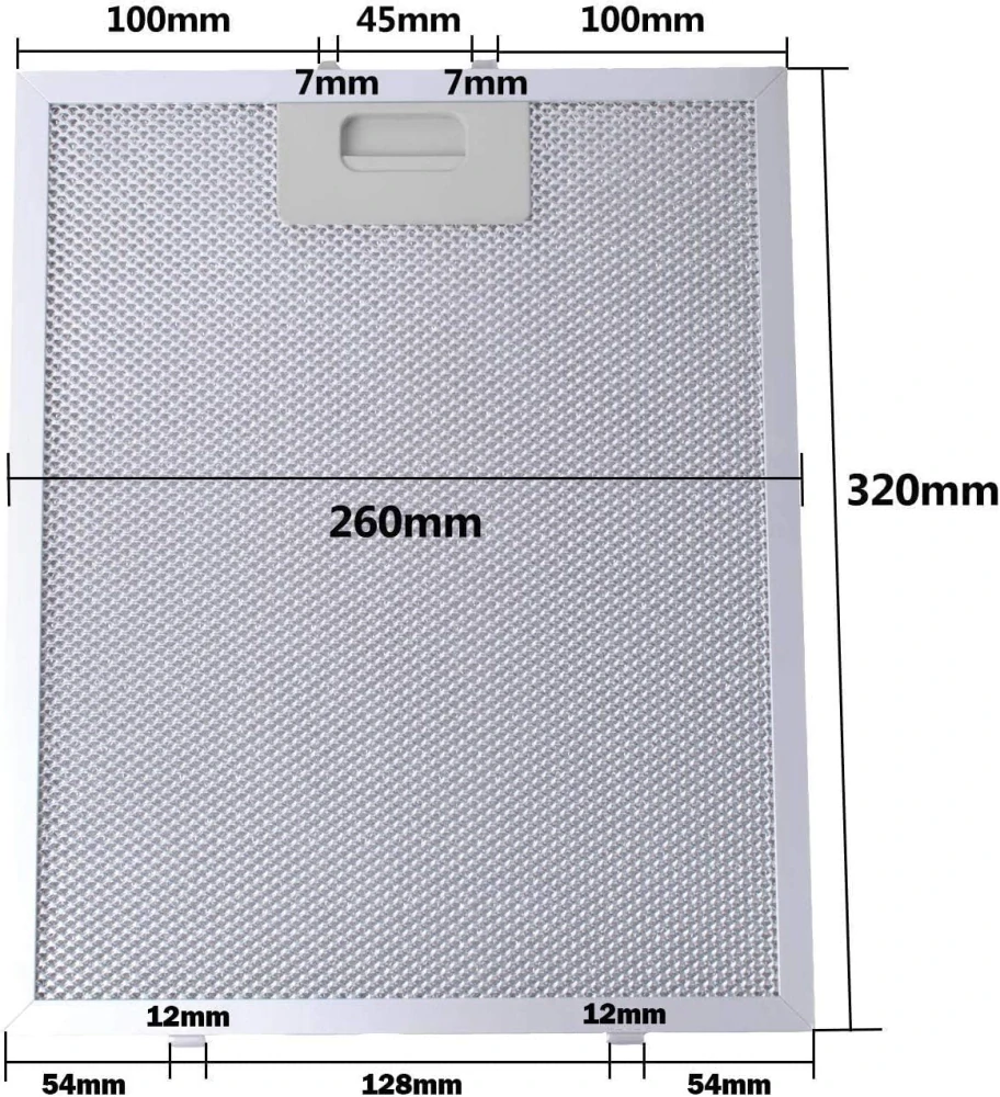 Poweka kovový tukový filtr 320 x 260 mm
