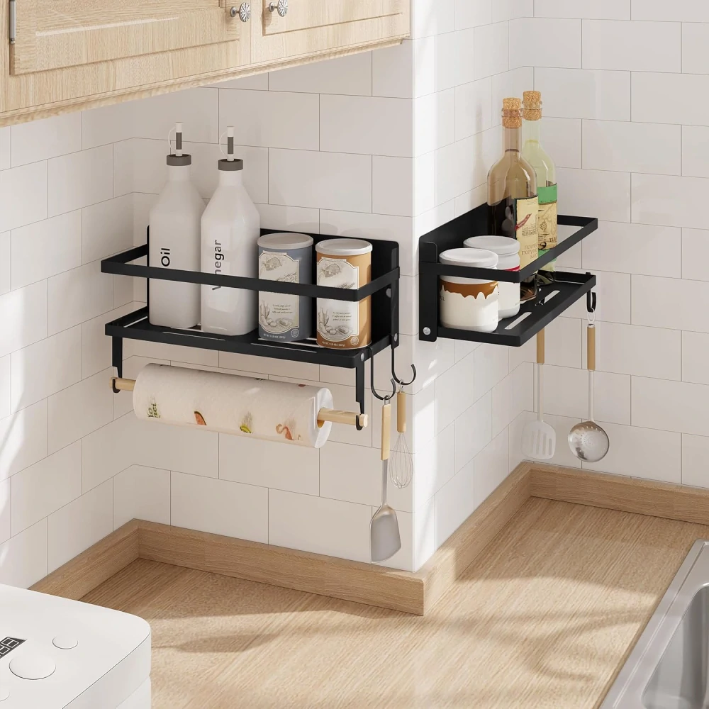 WOLTU RGB47sz nástěnný věšák na koření, sada 2 ks