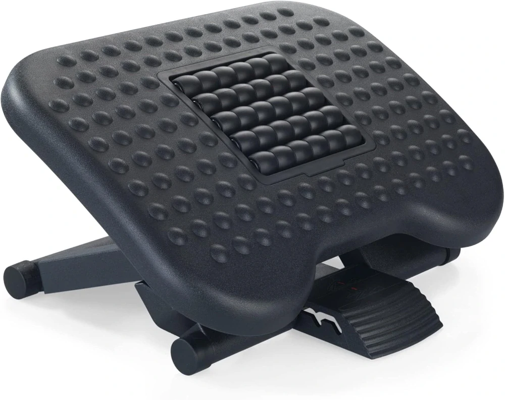 Maximex 89100500 Opěrka nohou s masážními kolečky 3v1