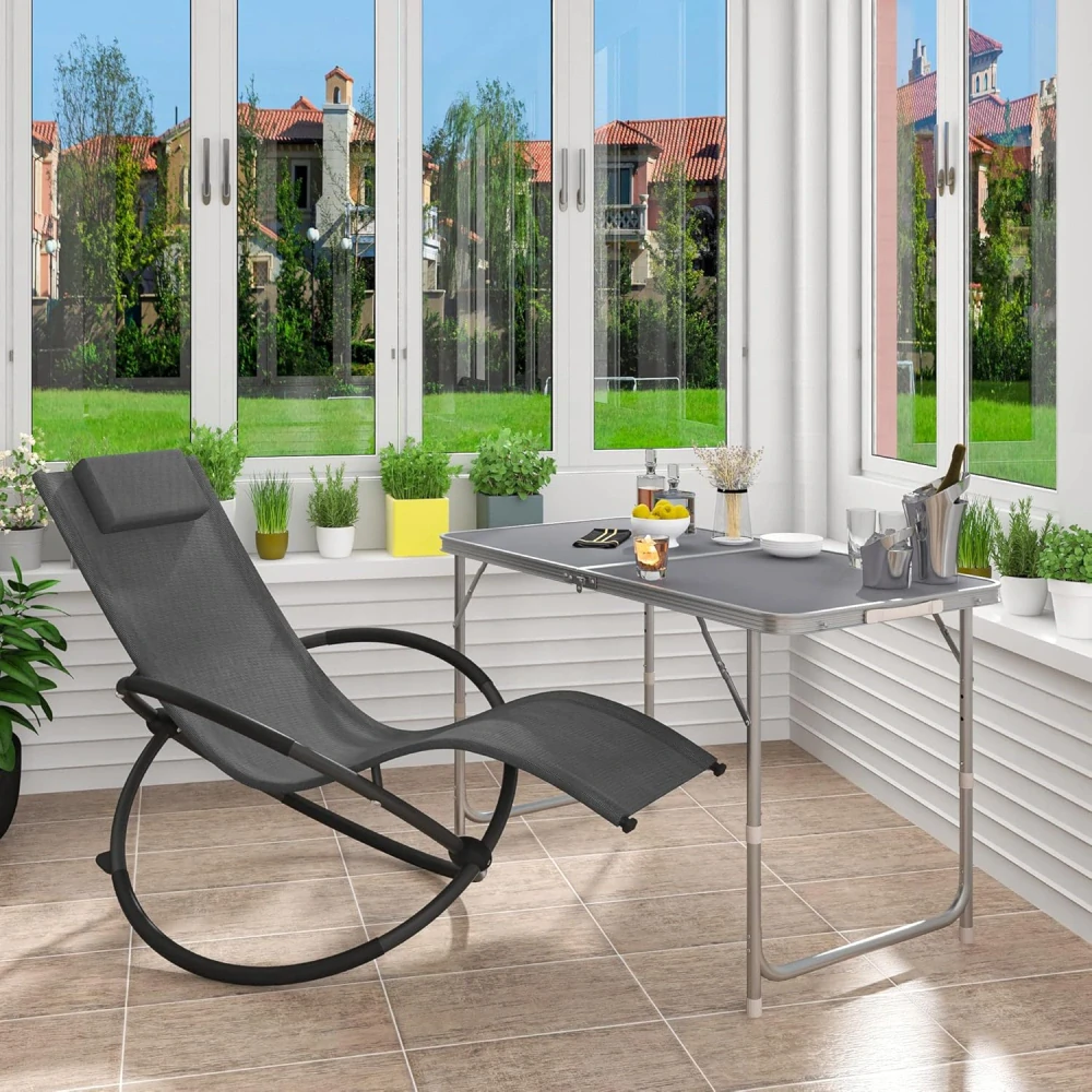 WOLTU® CPT8122gr Skládací kempingový stůl