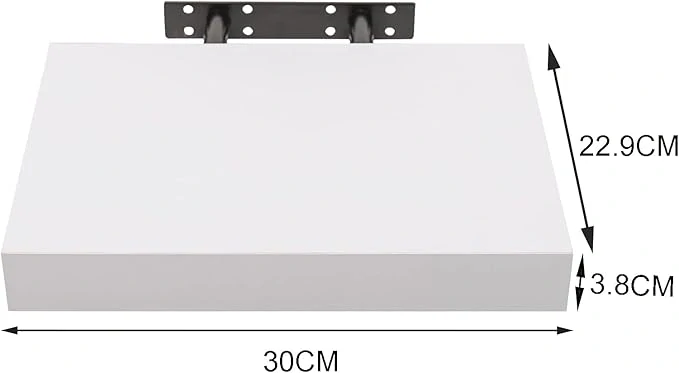 WOLTU plovoucí police, bílé 30 cm RG9371ws