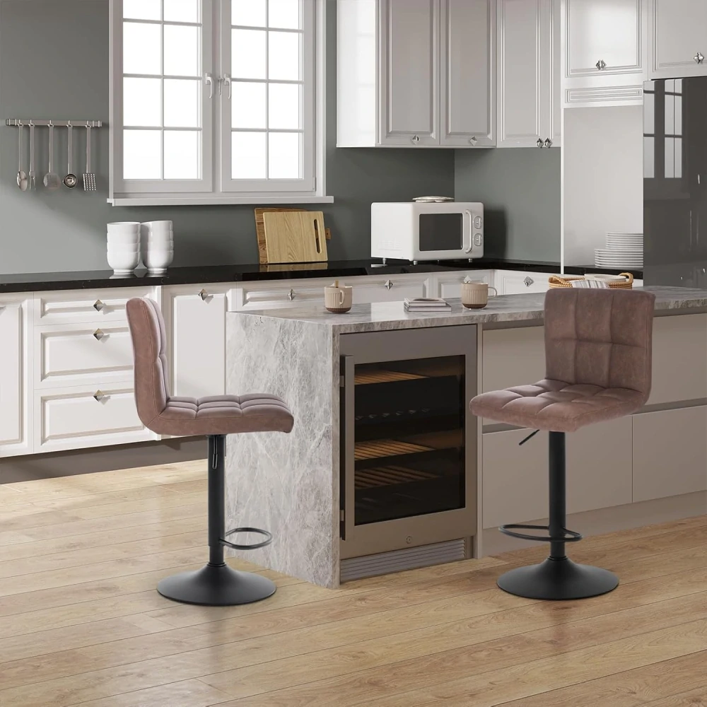 WOLTU® barová židle BH112dbr-1 sada 1 ks