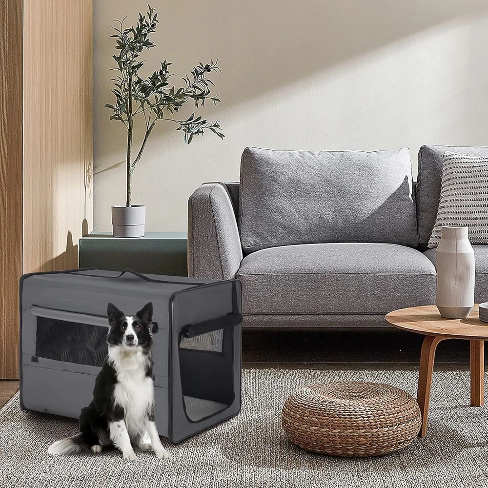 EUGAD skládací box na psa Š61xV51xH46cm 