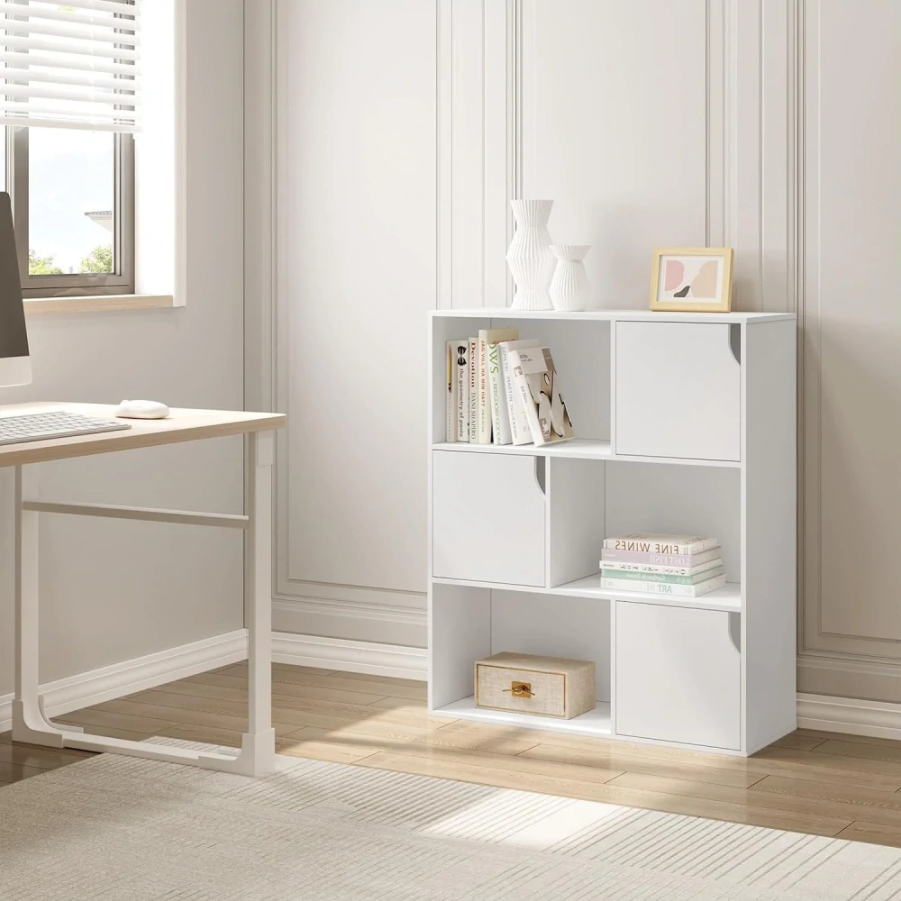 Knihovna eSituro bílá 30D x 80W x 96V cm