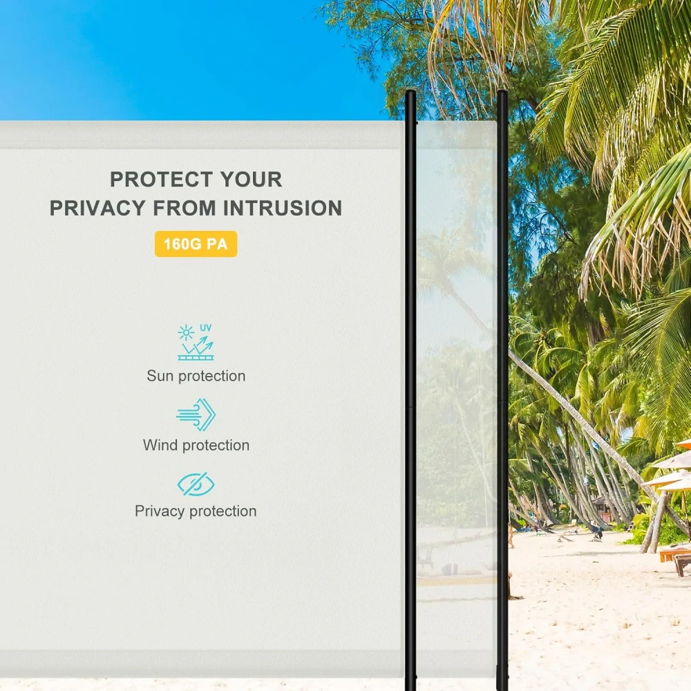 WOLTU 1-dílná zástěna 180 x 177 cm