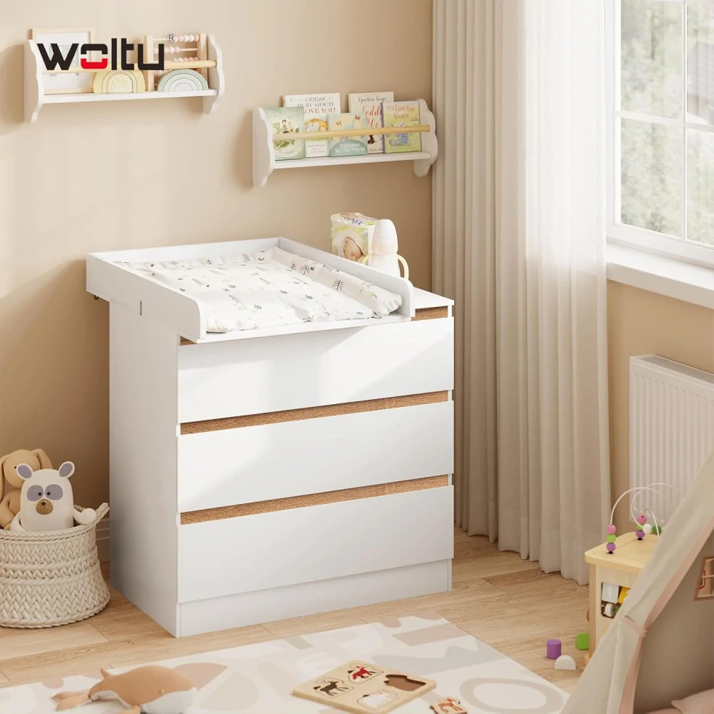 WOLTU nástavec na přebalovací pult 60 x 10 x 80 cm,