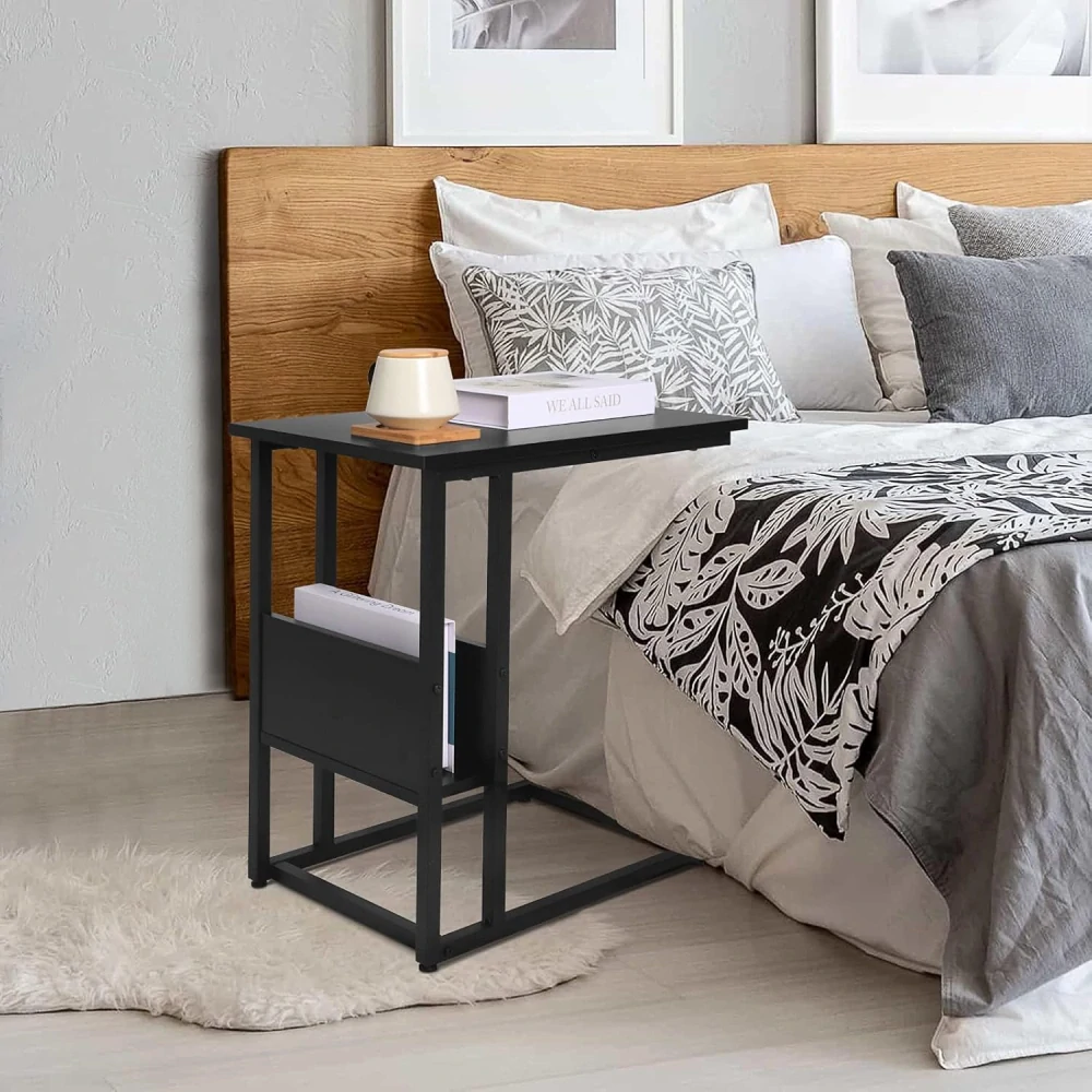 WOLTU Stolek Odkládací stolek Konferenční stolek z kovu