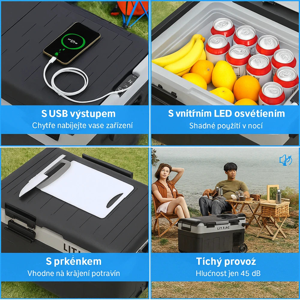 Autochladnička WOLTU , 30 l, kompresorová,