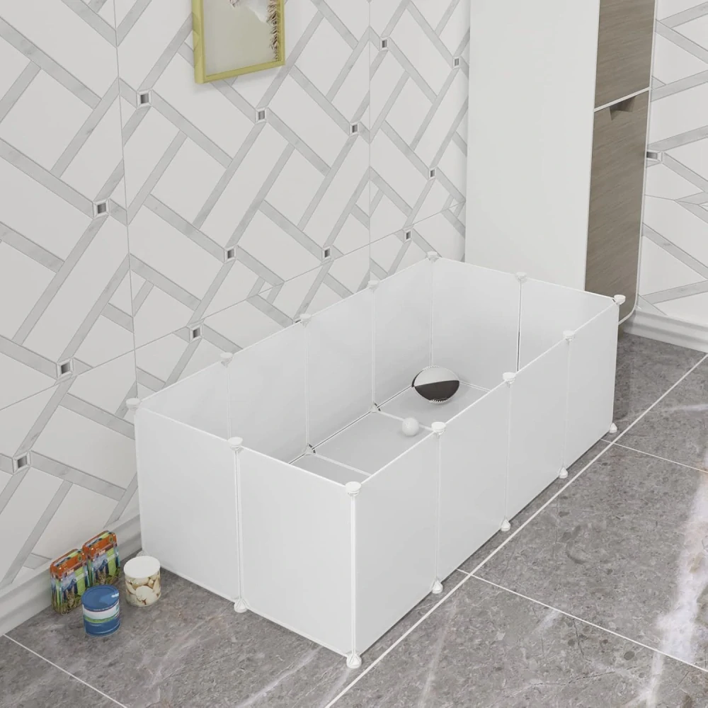 EUGAD výběh pro králíky  142 x 72 x 45 cm 0028WL