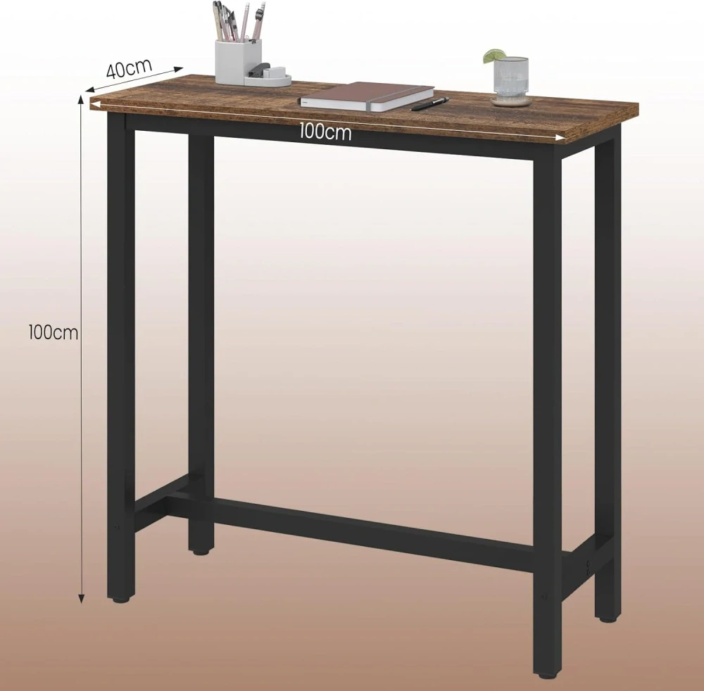 Barový stůl Bistro Stůl Jídelní  100 x 40 x 100 cm (Š x H x V)