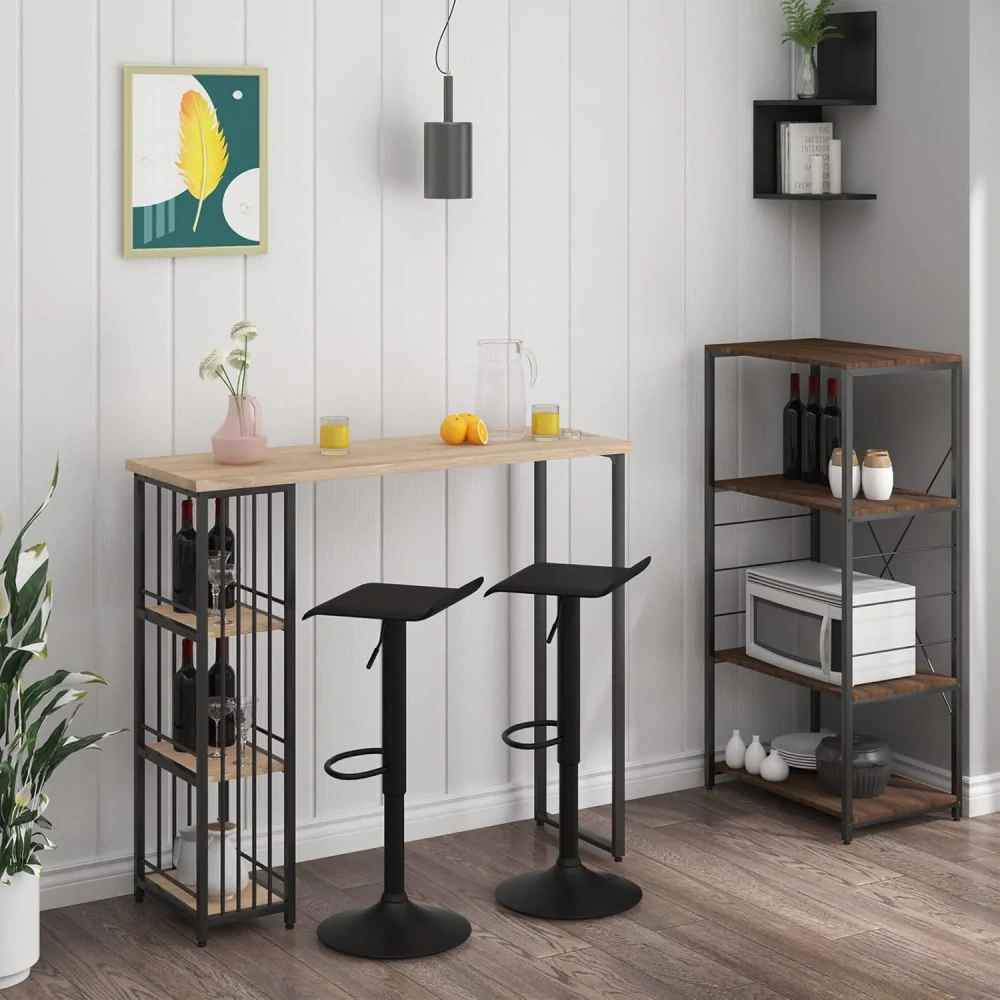 WOLTU BT26hei Barový stůl 120x40x105cm