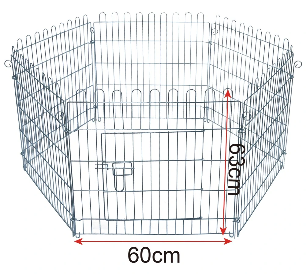 EUGAD 0196HT Hrací ohrada pro štěňata vyrobená ze 6 prvků 60 x 63 cm