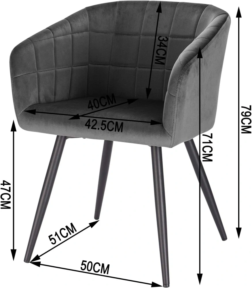 Čalouněná židle, Konferenční židle, Vyrobeno ze sametu