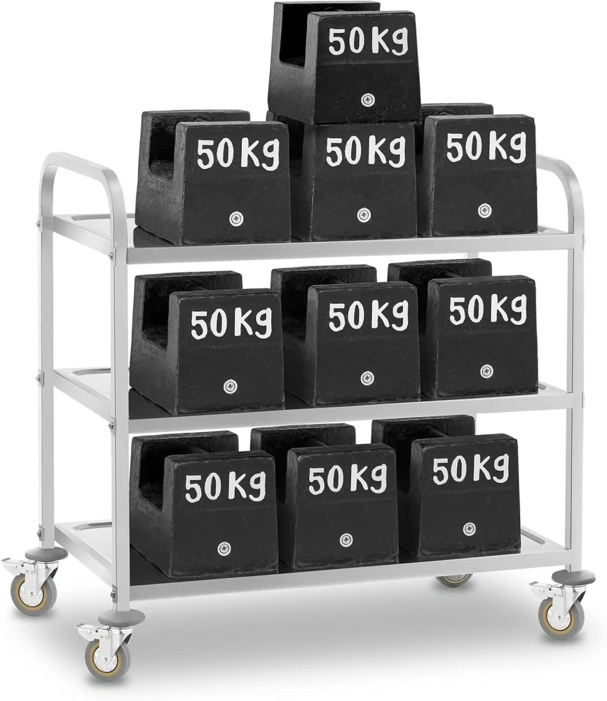 Royal Catering čajový vozík RCSW 3 (3 police, nosnost 480 kg, 100 x 56 x 97,5 cm