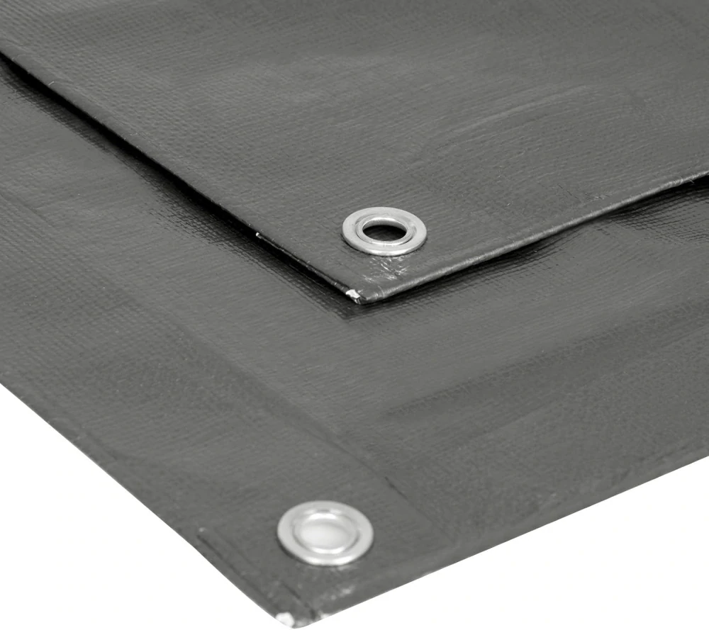 Plachta WOLTU 5 x 5 m, voděodolná, 280 g/m², šedá