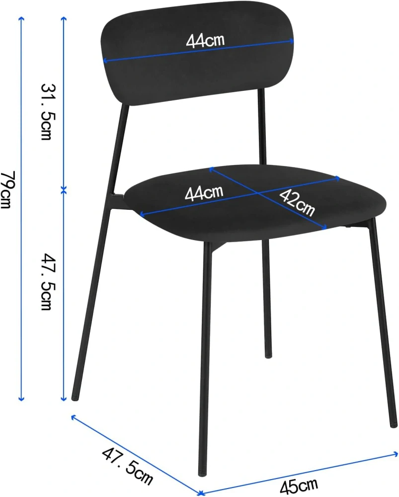 sada 6 kusů, kuchyňské židle. Jídelní židle Lestarain