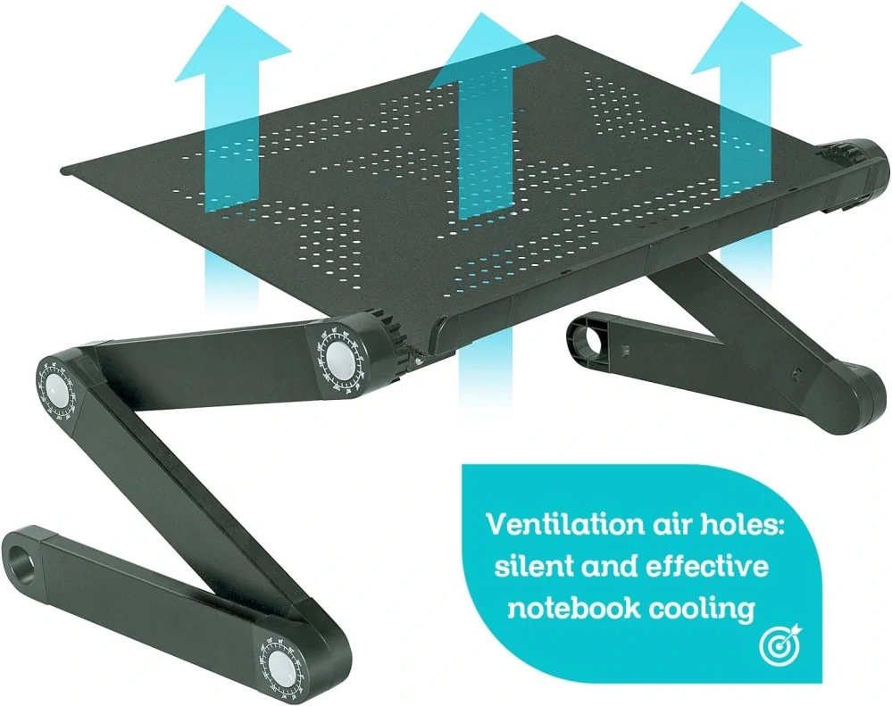Skládací stolek pod notebook na postel Ergonomická