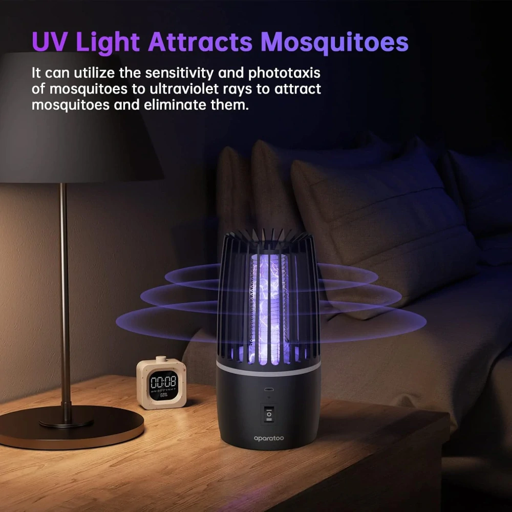 2v1 elektrická lampa odpuzující komáry s UV světlem