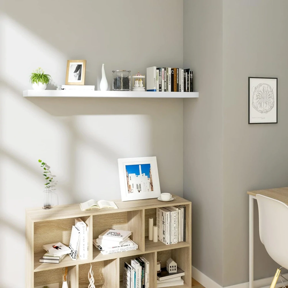 WOLTU RG9316ws Plovoucí nástěnná police