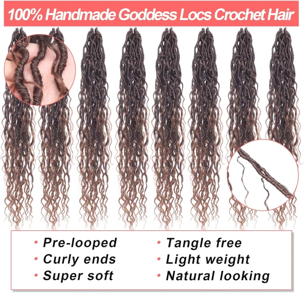 Xtrend 18palcový 8balení Bohemian Faux Locs