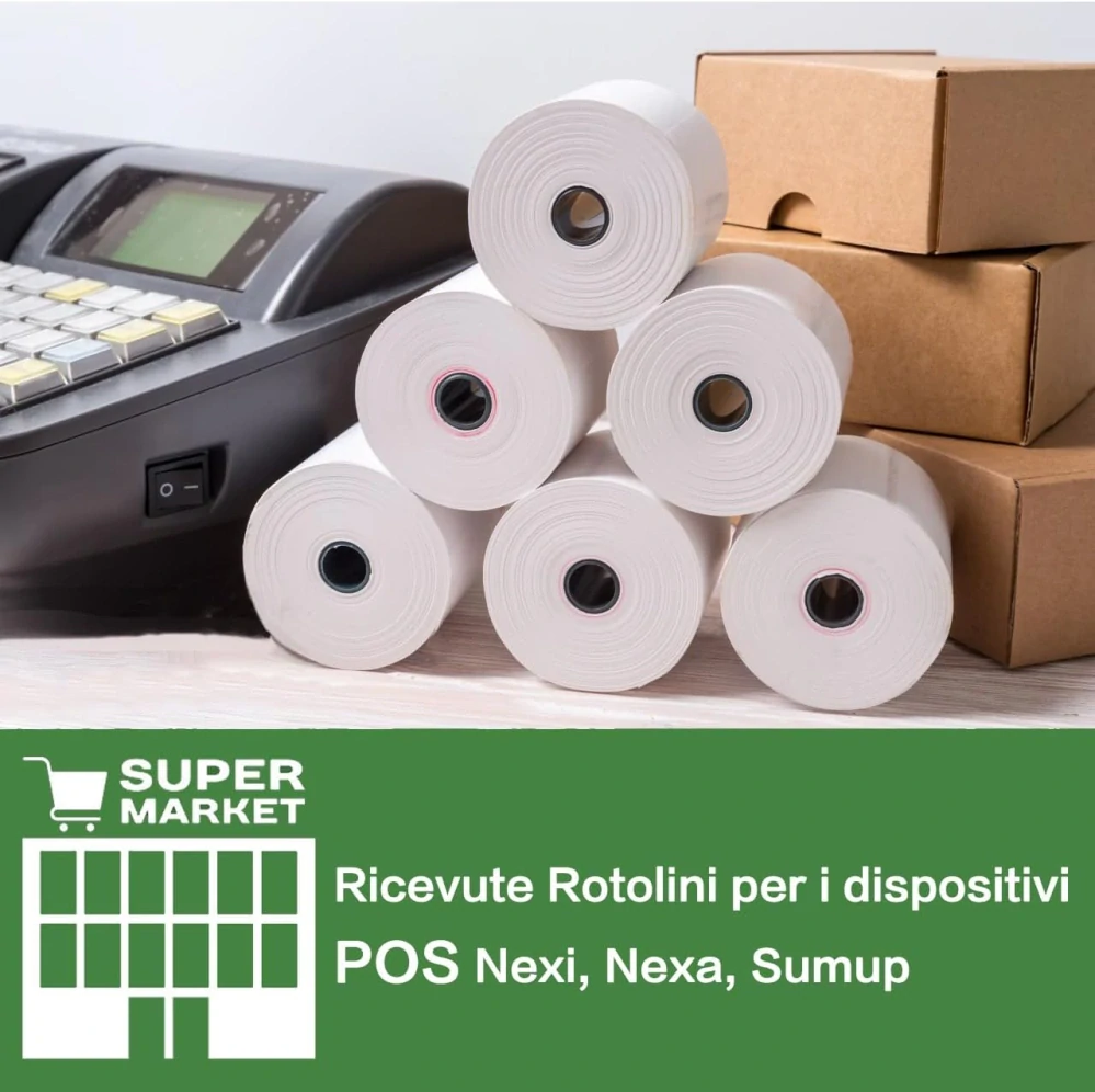 Role termopapíru 57 mm x 18 m – 50 rolí – Role termopapíru pro pokladní stvrzenky