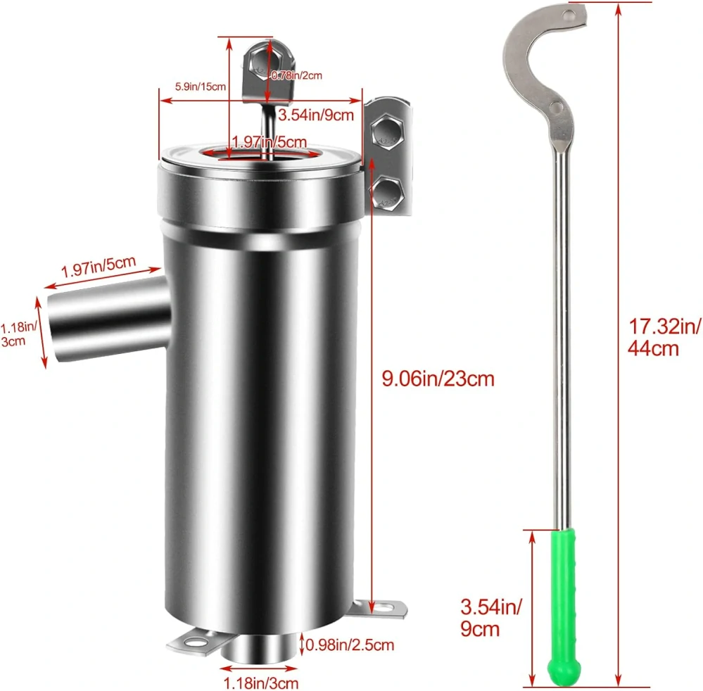 Otočná pumpa Ruční vodní pumpa